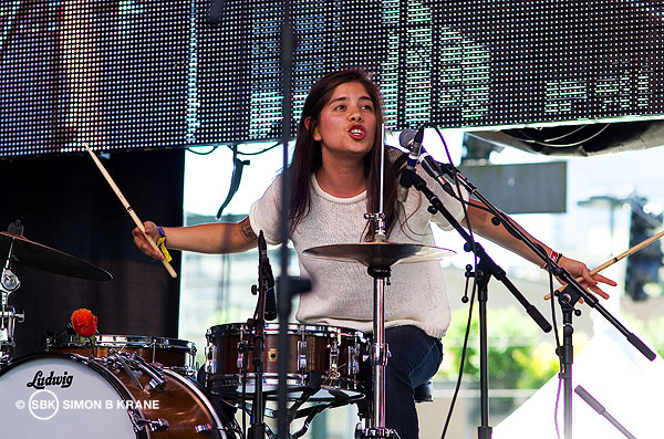 La Luz performs at the Capitol Hill Block Party. 27.07.2013