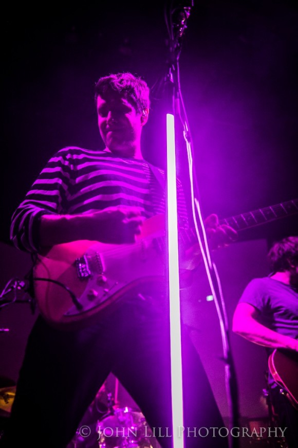 OK Go perform at the Neptune Theatre in Seattle. Photo by John Lill