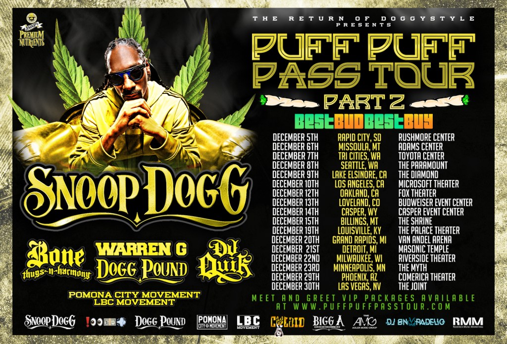 Back Beat Seattle Show Preview Puff Puff Pass Tour Part 2 the Paramount, Th. 12/8