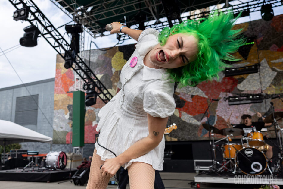 Scowl performing at Bumbershoot 2025 in Settle, Washington.