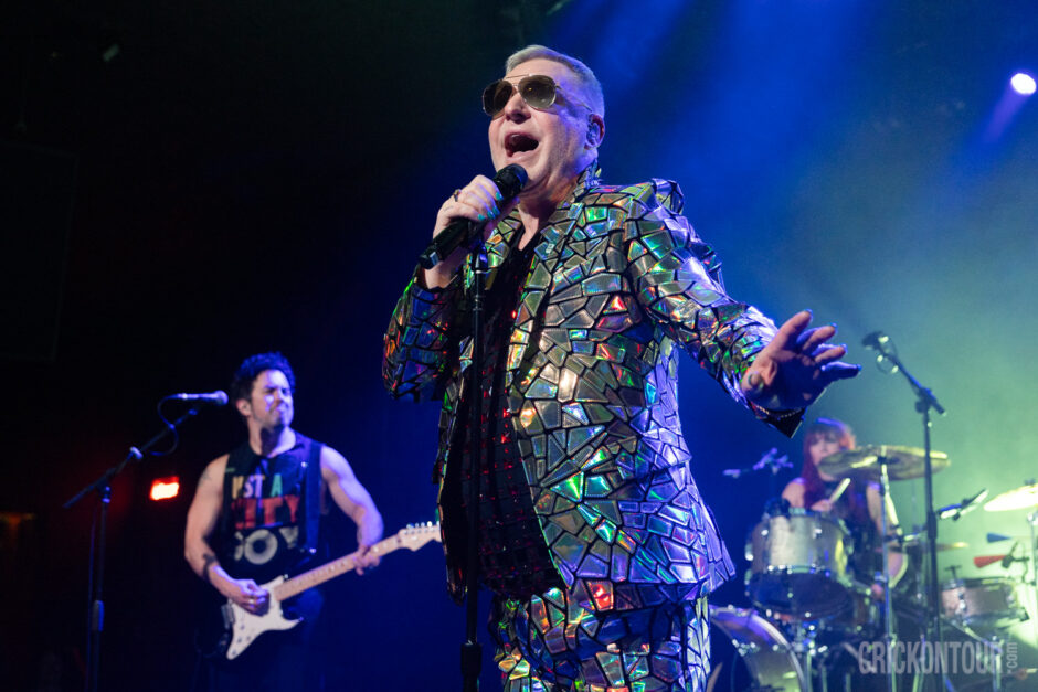 Andy Bell of Erasure performing to a sold-out audience at The Showbox in Seattle, Wa