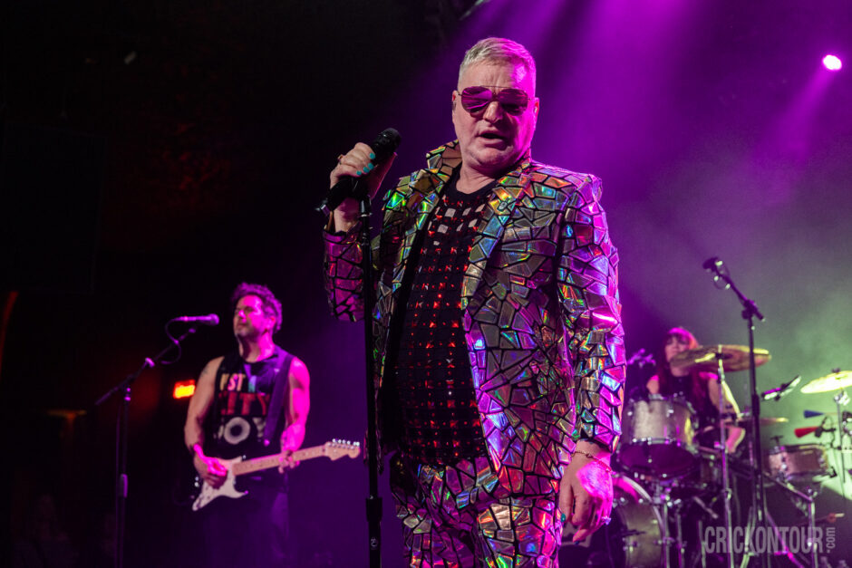 Andy Bell of Erasure performing before a sold-out audience at The Showbox in Seattle, WA.