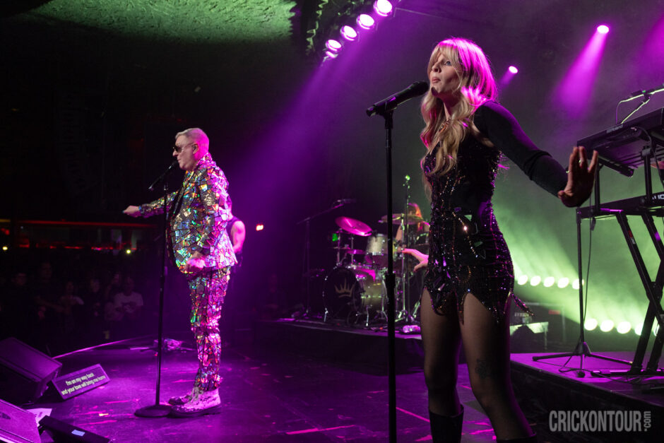 Andy Bell of Erasure performing to a sold-out audience at The Showbox in Seattle, Wa