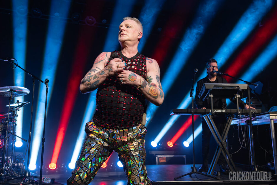 Andy Bell of Erasure performing at The Showbox in Seattle, Wa