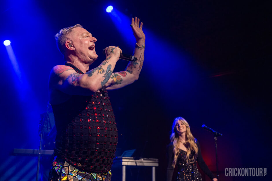 Andy Bell of Erasure performing before a sold-out audience at The Showbox in Seattle, WA.
