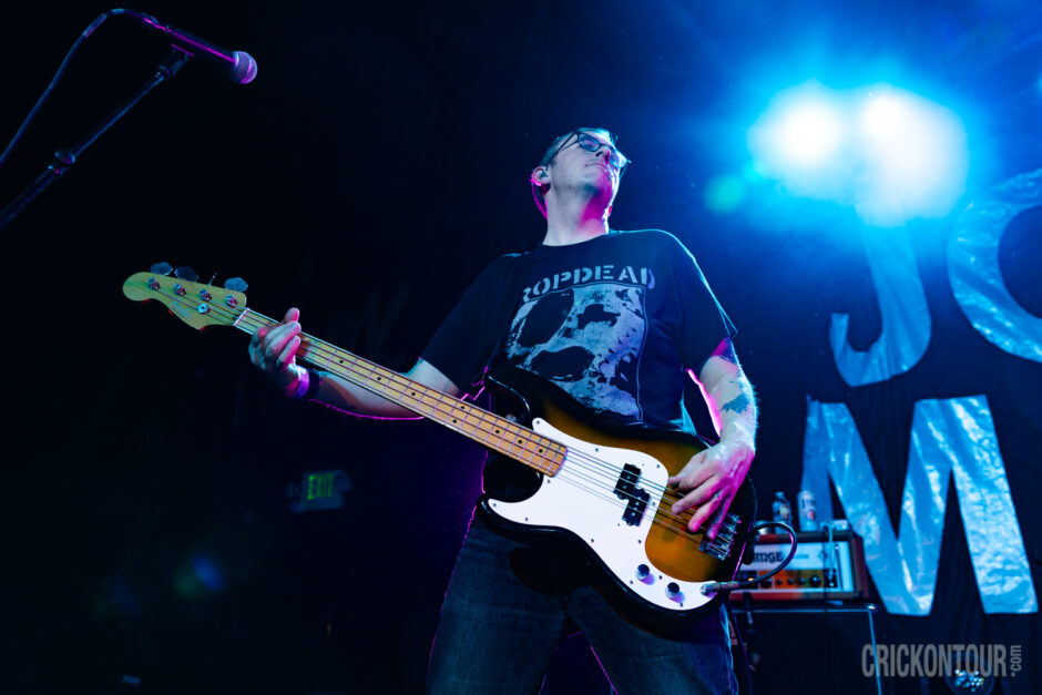 Punk rockers Joyce Manor performing live at The Showbox in May 2026.