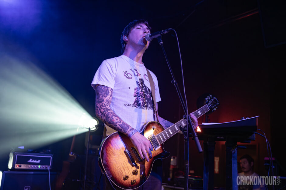 Punk rockers Joyce Manor performing live at The Showbox in May 2026.