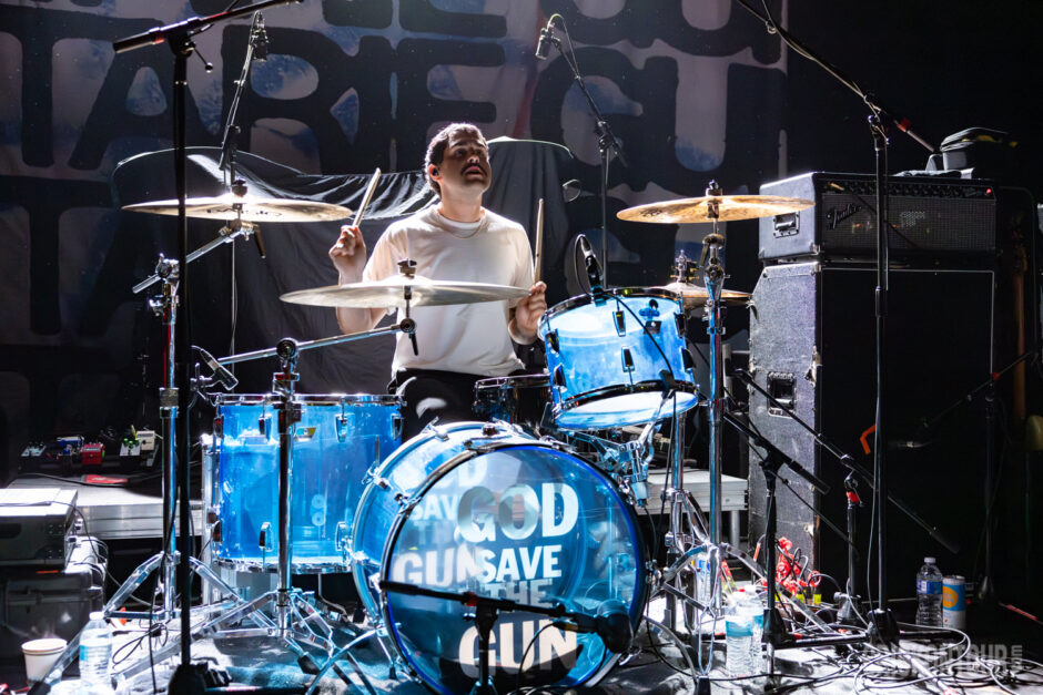 Alternative rockers Militarie Gun performing live at The Showbox in May 2026.