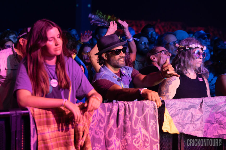 Fans watch Goose perform at WaMu Theater in Seattle, Wa